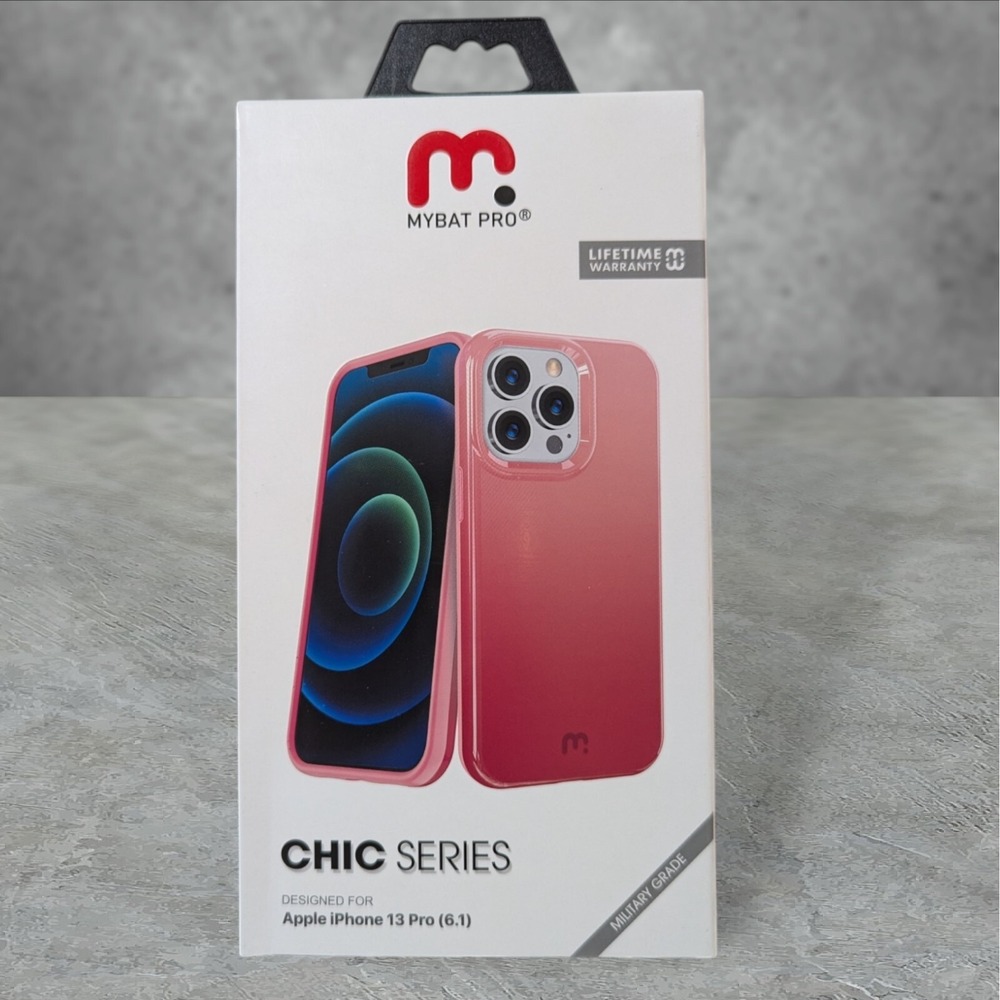 Mybat Pro Chic Series Case For Apple iPhone 13 Pro (6.1) - Pink Ombre T4